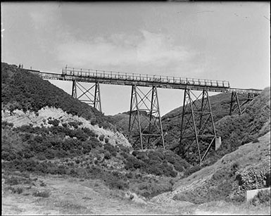 Railway viaduct in 1951