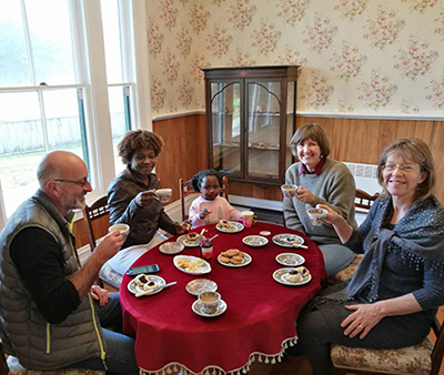 Afternoon tea in the historic Halfway House