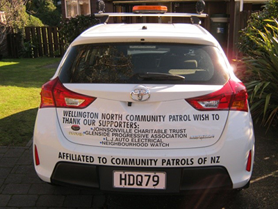 Wellington North Community Patrol Car