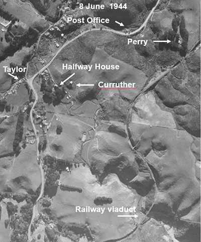 Aerial of 1885 railway